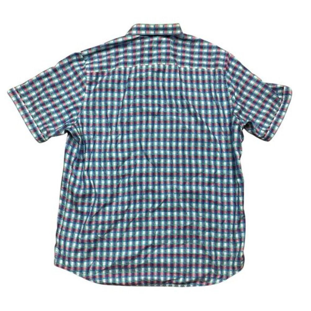 Robert Graham Men's 2XLT Check Short Sleeve Shirt Multicolor Casual - Picture 4 of 6